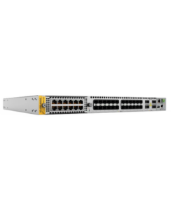 AT-X950-28XSQ-B01-ALLIED TELESIS-Switch Stackeable Capa 3, 24 x SFP+ 10G, 4 x 40G/100G QSFP+/QSFP28, Con NCP1