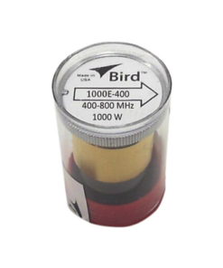 1000E400-BIRD TECHNOLOGIES-Elemento de Potencia en línea 7/8" a 1000 Watt para Wattmetro BIRD 43, en el Rango de Frecuencia de 400 a 800 MHz.