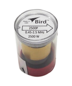 2500P-BIRD TECHNOLOGIES-Elemento en línea 7/8" de 2500 W. para Wattmetro BIRD 43 en Rango de Frecuencia de 0.45 a 2.5 MHz.