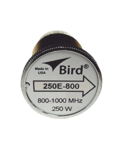 250E-800-BIRD TECHNOLOGIES-Elemento de 250 Watt en Línea 7/8" para Wattmetro BIRD 43 en Rango de Frecuencia de 800 a 1000 MHz.