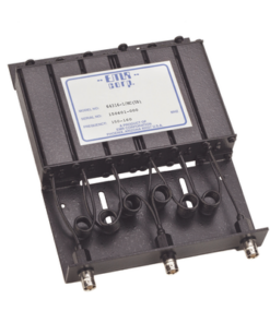 64316-1/MC(5B)-EMR CORPORATION-Duplexer Compacto de Rechazo de Banda, 150-160 MHz, 4.6 a 6 MHz Sep. Tx-Rx, 50 Watt, BNC Hembra.