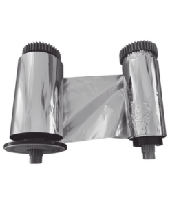 653317-IDP-Ribbon Full Color PLATEADO METALIZADO para SMART21  