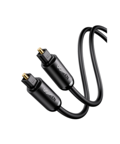 70893-UGREEN-Cable Óptico Toslink (S/PDIF) de Alta Calidad para Audio Digital / 3 Metros (9.84 Pies) / Tapa de Protección / Dolby 7.1 Canales / Diseño Durable / Plug & Play / Color Negro