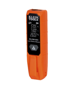 93-LDM-100C-KLEIN TOOLS-Medidor Compacto Láser de Distancias. Rango: 5.1 cm a 30.5 m / Opción cm o pulg. o Combinado /  Clip para Bolsillo.