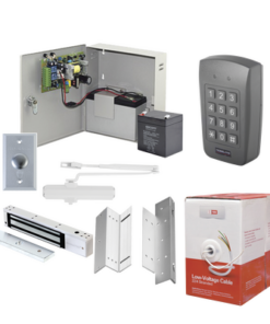 ACCESSKIT3P-SYSCOM-Sistema Completo de Control de Acceso con Teclado. <b>Incluye bobina de cable Gratis</b>
