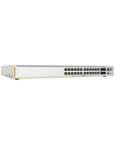 AT-X510L-28GT-10-ALLIED TELESIS-Switch Capa 3, 24 puertos 10/100/1000 Mbps + 4 puertos SFP+ 10 G, fuente de alimentación simple