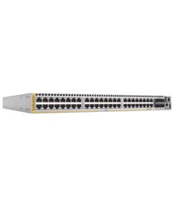 AT-X950-52XTQM-B01-ALLIED TELESIS-Switch multigigabit de capa 3 apilable 48 puertos RJ45 1G/2.5G/5G/10G, 4 puertos QSFP+/QSFP28 40G/100G
