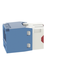 CJ5E88TGBU-PANDUIT-Conector Jack RJ45 Estilo TG, Mini-Com, Categoría 5e, de 8 Posiciones y 8 Cables, Color Azul