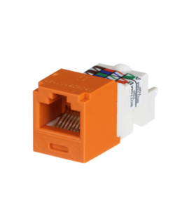 CJ688TPOR-PANDUIT-Conector Jack RJ45 Estilo TP, Mini-Com, Categoría 6, de 8 Posiciones y 8 Cables, Color Naranja