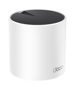 DECOX55-TP-LINK-Router Inalámbrico MESH Interior para Hogar / Doble Banda Wi-Fi 6 AX3000 Mbps / 3 Puerto Gigabit WAN/LAN / 2 Antenas Internas / Administración Mediante la App Deco (iOS, Android) / Protección HomeShield