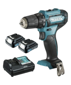 DF3-33D-WYE-MAKITA-Atornillador broquero cambio rápido 3/8”.  2 baterías 12v de 1.5 amperes y cargador.