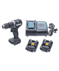 DHP-487-YX-2B-MAKITA-Rotomartillo/Taladro Inalámbrico SIN CARBONES, Broquero de 1/2", 1,700 RPM, 18VâŽ“, Torque: 40 N.m C/2 Bat. (1.5Ah) y Cargador.