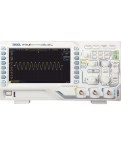 DS1202Z-E-SYSCOM-Osciloscopio Digital RIGOL de 2 Canales Análogos, 200 MHz de Ancho de Banda Análoga, Vel. de Muestreo-Tiempo Real de 1 GS/s, Base de Tiempo (min.) de 2 ns/div.