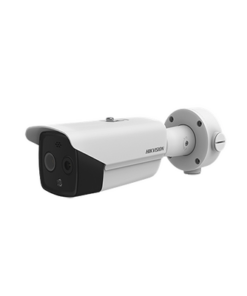 DS2TD21173/QA-HIKVISION-Bala IP Dual / Térmica 3.1 mm (160 x 120) / Óptico 4 mm (4 Megapixel) / Termométrica / Detección de Temperatura / PoE /Exterior IP66 / Sirena y Luz Intermitente Integrada