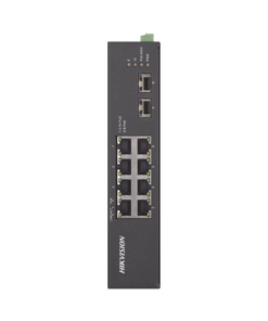 DS-3T0510HP-E/HS-HIKVISION-Switch Industrial No Administrable Gigabit / 6 Puertos Gigabit PoE+ (30 W) + 2 Puertos Gigabit PoE++ (60 W) / 2 Puertos SFP / 120 W Total / 48 a 57 VCD / Ideal para Proyectos / 300 Metros de Distancia