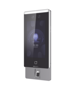 DS-K1T671M/K-HIKVISION-Kit de Biométrico Touch Reconocimiento Facial ULTRA Rápido con función de Videoportero  (ambientes no ruidosos) Incluye LECTOR DE HUELLAS / Lectura de Códigos QR / 6,000 usuarios / Alta tecnología Deep Learning / HIK-IA