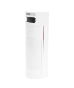 DS-PDTT15AM-LM-CAMK-HIKVISION-(AX PRO) CÁMARA + PIR Dual-Tech Exterior IP65 / Rango de Detección 15 mts / Ángulo de Cobertura Ajustable de 90° a 180° / Inmunidad a Mascotas 40 Kg 