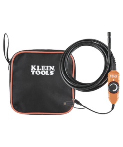 ET16-KLEIN TOOLS-Cámara Boroscopio de Inspección con Conexión para Dispositivos Android®. Cuello de Cisne Blindado de 10' (3 m) y 6 Luces LED