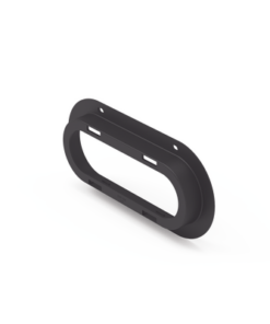 EZ3060FLG-ECCO-Brida de policarbonato, Color Negro, Accesorio para plafón Serie ED3060