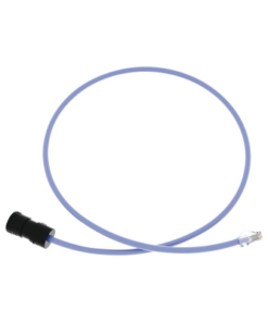 FC-ICCP1MBU-PANDUIT-Cable de Conexión en Campo Jack a Plug RJ45, Categoría 6A, CMP (Plenum), 1 Metro (3.28 Pies), Color Azul