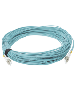 FJ2-LCLC5L-30AQ-SIEMON-Jumper de Fibra Óptica Multimodo 50/125 XGLO OM3, LC-LC Duplex, OFNR, Color Aqua, 30 Metros (98.43 Pies)