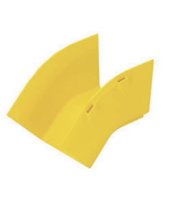 FROV454X4LYL-PANDUIT-Bajada Vertical Exterior de 45º sin Tapa, Para uso con Canaletas 4X4 FiberRunner™, Color Amarillo