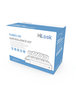 HL28LQKITS-M(B)-HiLook by HIKVISION-KIT TurboHD 1080p / DVR 8 canales con H.265+ / 4 Cámaras Bala Metálicas / Fuente de Poder / Accesorios de Instalación