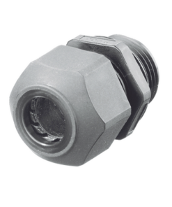 HUB-SEC-50GA-HUBBELL-Conector de Cable, Estilo Europeo, para Conductores de 0.17" a 0.45", para Conduit 1/2",  Color Gris.