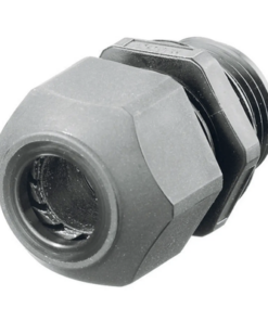 HUB-SEC75-GA-HUBBELL-Conector de cable, estilo europeo para conductores de 0.45" a .71 ", 3/4", gris.