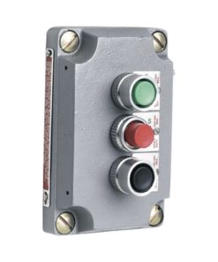 HUB-XCS-2A8-HUBBELL KILLARK-Cubierta para Estación de Control con Tres Botones Pulsadores Rojo-Verde-Negro. / Uso en Áreas Clasificadas.
