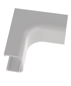 ICFC5IW-X-PANDUIT-Esquinero interior de radio controlado, para uso con canaleta LD5, material ABS, Color Blanco Mate