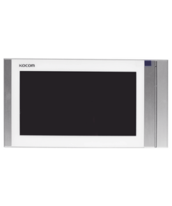 KCV-T701SM-KOCOM-Monitor Analógico LCD de 7" 1080p (Full HD) a Color / Touch Screen / Soporta 2 Frentes de Calle y hasta 4 Monitores / Soporta Cámaras Analogicas (TURBOHD) para Tener Visión Adicional / Color Blanco