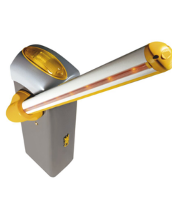 KT-GARD4E-LED-CAME-Kit de barrera GARD 4 con mástil Italiano / Izquierda y derecha configurable en campo / Incluye Iluminación LED Rojo/Verde / Pluma de 3.75 m / Cúpula con iluminación LED / Resorte Rojo CAME 