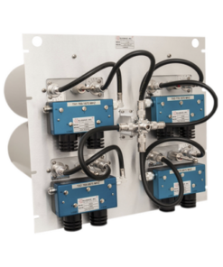 M108-450-4TP-TELEWAVE, INC-Combinador en Panel para Rack 19" 400-512 MHz, 4 Canales (8" Diam.) 250 kHz, 100/150 Watt, N Hembras.