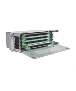 ODU19T-B144-B-FIBERHOME-Distribuidor de Fibra Óptica para 144 empalmes, con 144 acopladores SC/APC y 144 pigtails, 19", 5 UR
