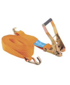 PST-S020-02-PRECISION-Eslinga Sintética de 50 mm x 10 Metros. Con Gancho y Tensor Metálico.