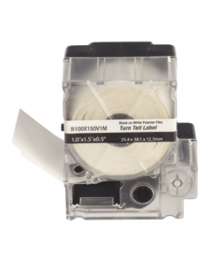 R100X150V1M-PANDUIT-Casete de 100 Etiquetas Autolaminadas Turn-Tell, con Rotación para Mejor Visibilidad, para Cables de Redes de Cobre o Fibra Óptica, de 5.5 a 7.1 mm (0.22 a 0.28 pulgadas) de Diámetro