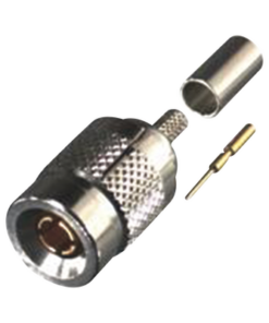 RF123-7000-B-RF INDUSTRIES,LTD-Conector 1.0/ 2.3 Macho de Anillo Plegable para Cables RG-174/U, RG-316/U, Níquel/ Oro/ Teflón.