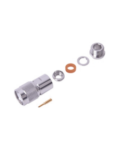 RFT-1201-1X-RF INDUSTRIES,LTD-Conector TNC Macho de Rosca para Cables RG-8/X, LMR-240, Níquel/ Oro/ Teflón.