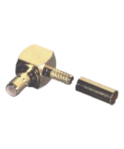 RSB-4055-1B-RF INDUSTRIES,LTD-Conector SMB Hembra (Jack) en Ángulo Recto, (Pin Macho), Anillo Plegable para RG-174/U, Oro/ Oro/ Teflón.