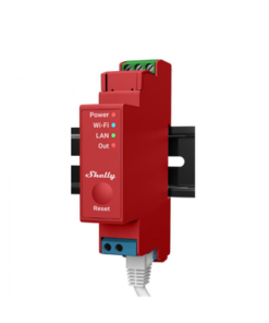 SHELLYPRO1PM-SHELLY-Relevador / Interruptor WIFI/ Industrial y residencial inteligente / Hasta 16A / Soporta Google /Alexa / Nube P2P y control Local / 1 canal y puerto ethernet
