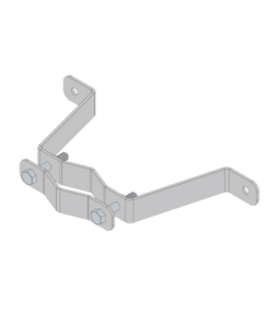 SMRP-HL1-SYSCOM TOWERS-Herraje de Pared Liviano (1 pza) para Sujeción de Mástil  1" a 1-3/4".