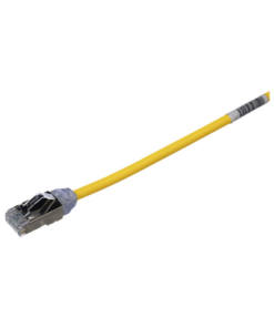 STP28X0.2MYL-PANDUIT-Patch Cord Cat6A, Diametro Reducido 28 AWG, Blindado S/FTP, CM/LS0H, 20 cm (7.87 Pulgadas), Color Amarillo