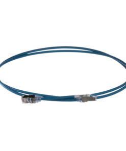 STP28X2MBU-PANDUIT-Patch Cord Cat6A, Diametro Reducido 28 AWG, Blindado S/FTP, CM/LS0H, 2 Metros (6.56 Pies), Color Azul