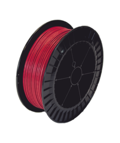 TC-155G-500-SAFE FIRE DETECTION INC.-Bobina de 152 Metros de Cable Detector de Calor, Temperatura Fija 68 grados Celsius, Recubrimiento de Nylon Rojo para Aplicaciones en Exterior, con Guía Acerada