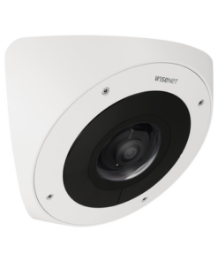 TNV-7011RC-HANWHA VISION-Cámara IP Antivandálica 3MP para Esquina / Lente 2.8 mm 100° / H.265 & WiseStream II / Exterior IP66 / IK10+ / PoE
