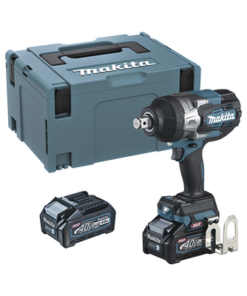 TW-001-GM-201-MAKITA-Llave de Impacto BL 40 V máx. XGT 3/4" 4 Velocidades eléctricas 0 A 1900-2200-2400- 0 a 2500 ipm. Incluye 2 baterías Li-ION, cargador rápido y maletín Makpac.