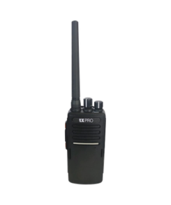 TX-680-AV-TXPRO-Radio Portátil VHF 136-174 MHz, Digital DMR y Analógico, 5 W, Incluye antena, batería, cargador y clip, 16 canales preconfigurados