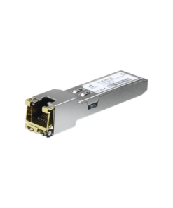 UACC-CM-RJ45-10G-UBIQUITI-UFiber Módulo de Fibra SFP+ convertidor a cobre Ethernet RJ45 10/100/1000 Mbps. Distancia hasta 100 m (1 Gbps) o 30 m (10 Gbps)
