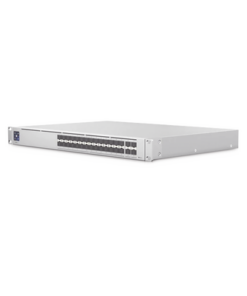 USW-PRO-AGGREGATION-UBIQUITI-UniFi Switch PRO Aggregation Capa 3 para fibra óptica con 28 puertos SFP+ (10G) y 4 puertos SFP28 (25G), pantalla informativa